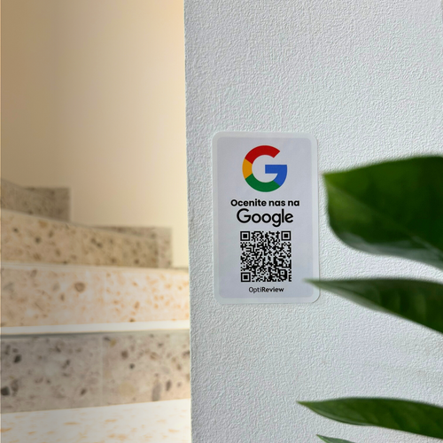 Google Review QR nalepka
