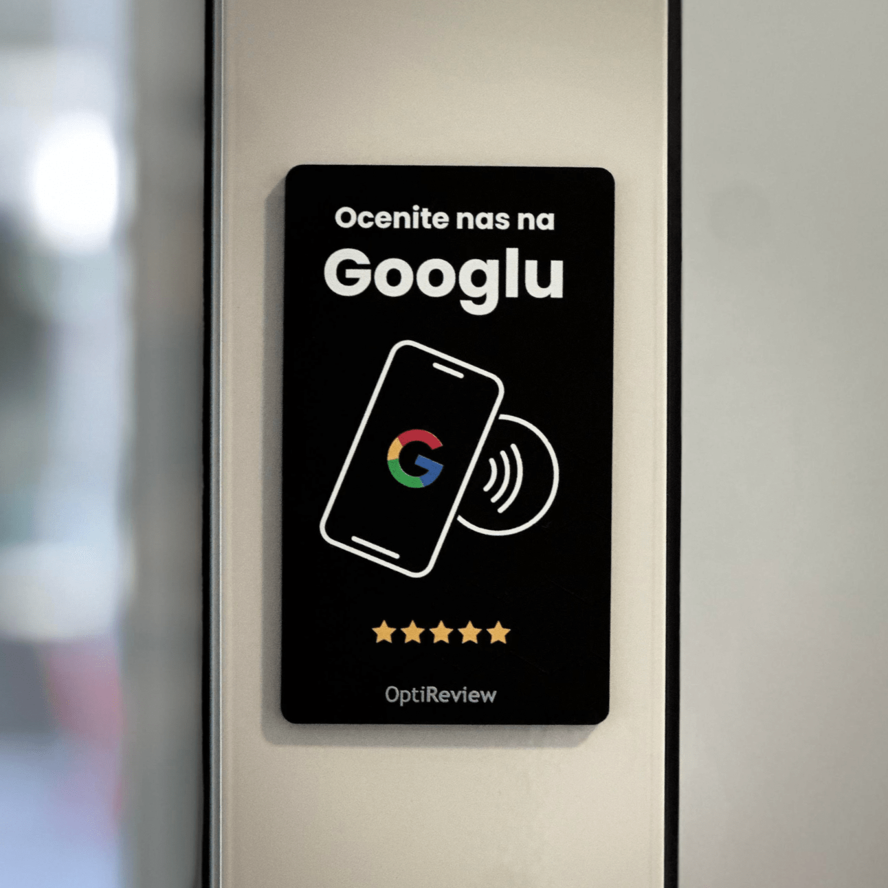 Google Review samolepilna NFC ploščica
