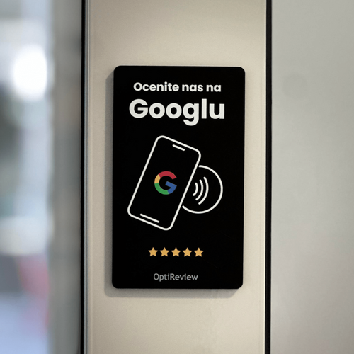 Google Review samolepilna NFC ploščica